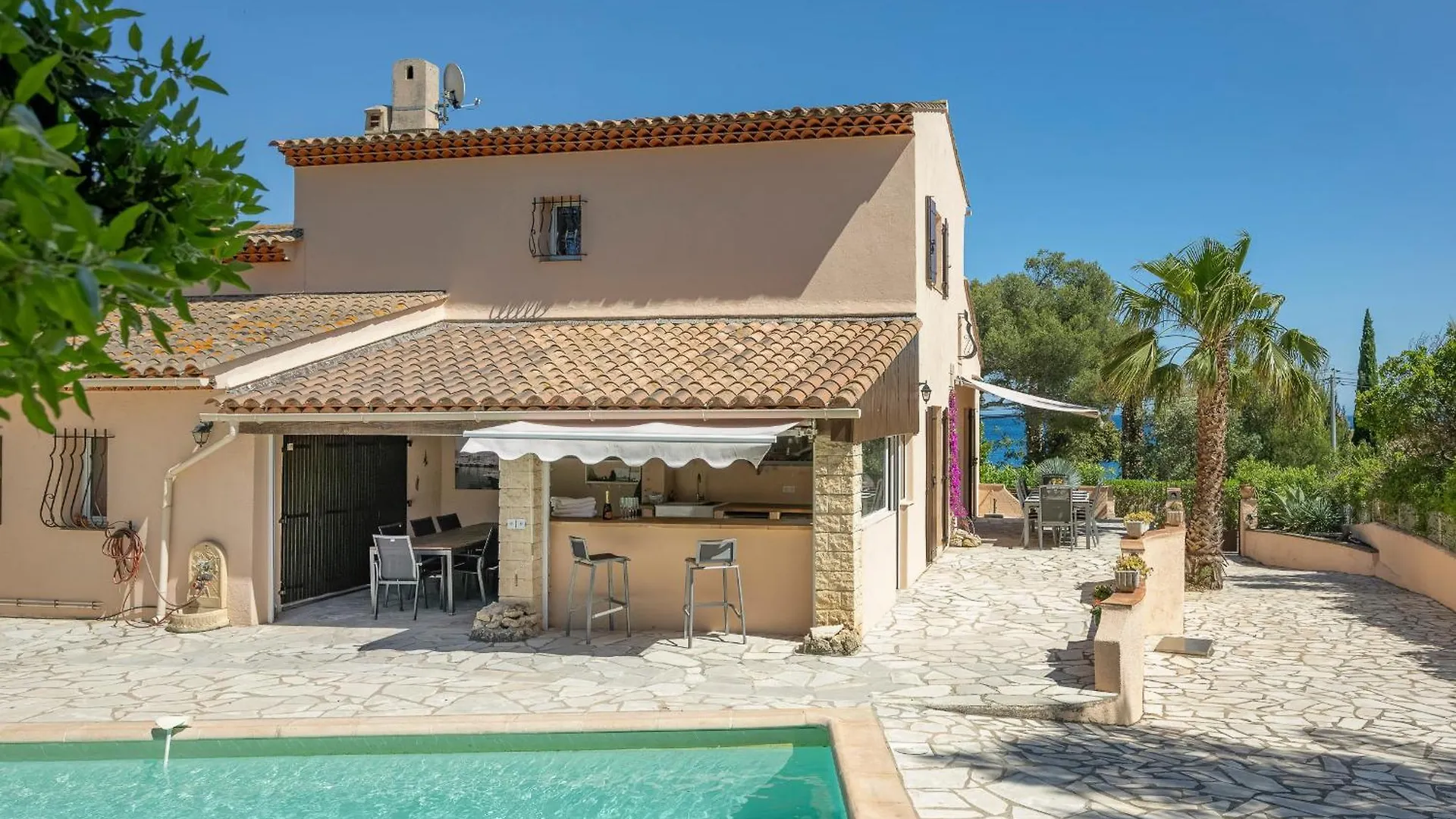 Charming Villa In Les Issambres With Sea View And Swimming Pool